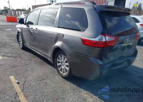 2015 Toyota Sienna Limited 7 Passenger из США, поврежденный, VIN 5TDYK3DC9FS533697